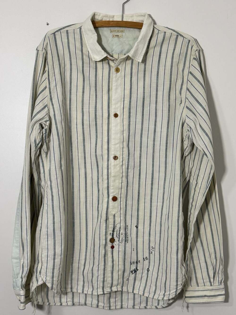 Scotch & Soda Striped Button-Down Shirt